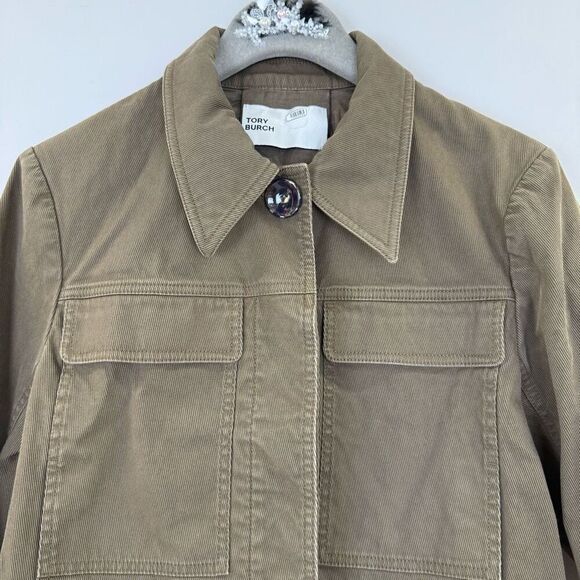 Tory Burch Cropped Cotton Jacket 🪷 - Picture 7 of 8